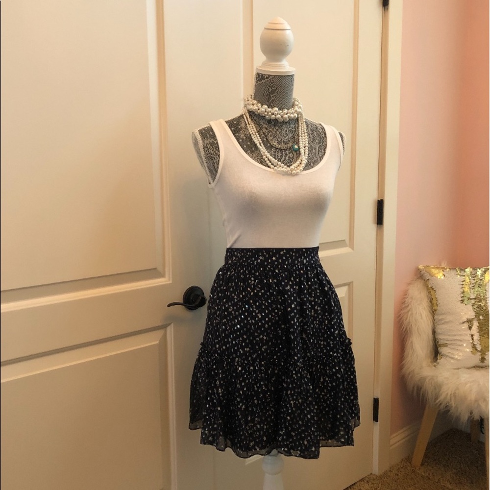 Kate Spade Navy Starlit Skirt
